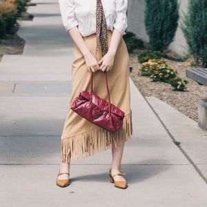 Hobo wine color hangbag